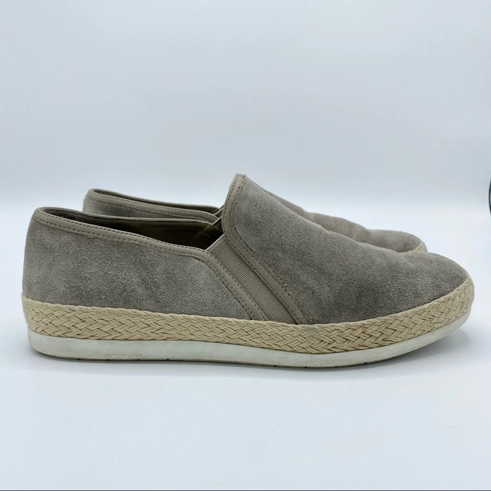 VINCE Light Wood Smoke Acker Slip-On Sneaker Size 7
